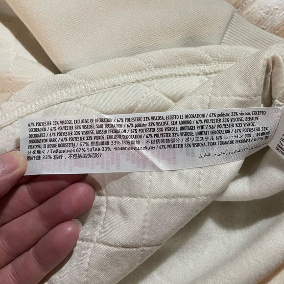 Disney Mickey Mouse Cream Sweatshirt XL NWT - Picture 12 of 14